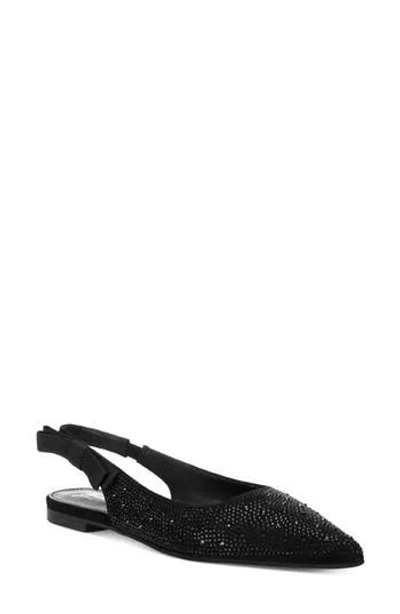 London Rag Firdisi Slingback Flat In Black