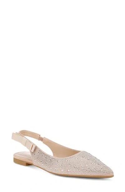 London Rag Firdisi Slingback Flat In Metallic