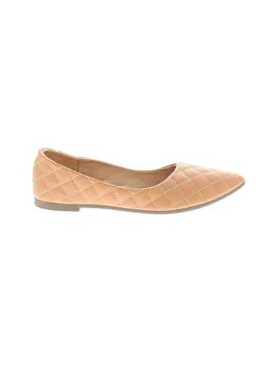 Pre-owned London Rag Flats In Tan