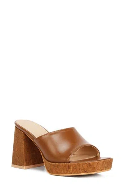 London Rag Flexes Platform Sandal In Tan