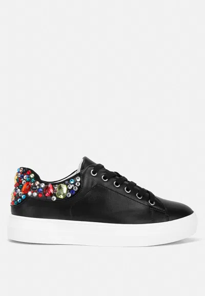 London Rag Gems Sneakers In Black