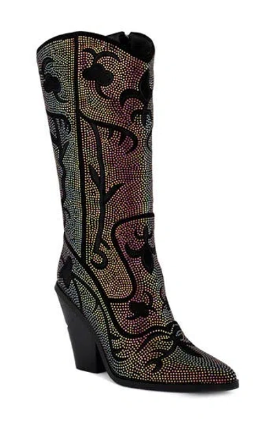 London Rag Glimmer Western Boot In Multi