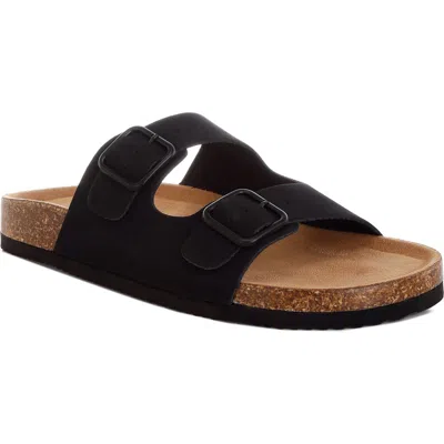 London Rag Gloriosa Double Strap Slide Sandal In Multi