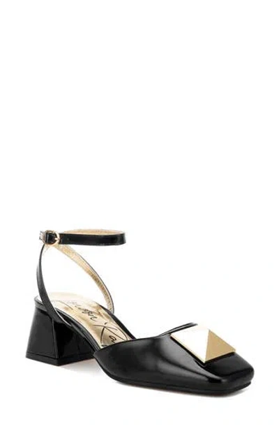 London Rag Griselda Ankle Strap Pump In Black