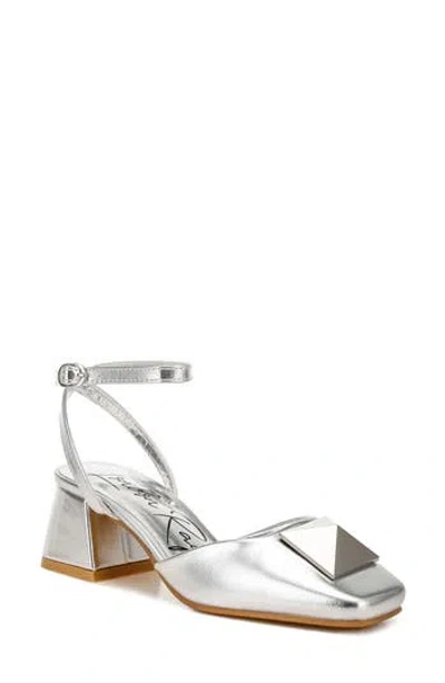 London Rag Griselda Ankle Strap Pump In White