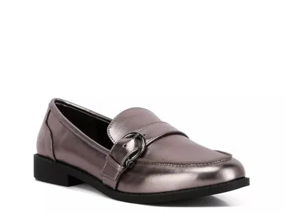 London Rag Haruka Loafer In Gray