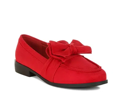 London Rag Havisham Loafer In Red