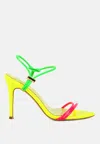 LONDON RAG HIGH PORCH DRAWSTRING BAND HIGH HEELED SANDALS