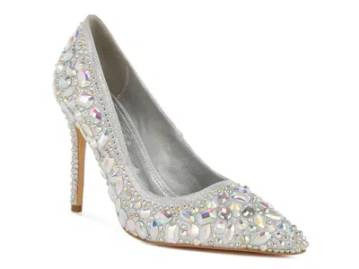 London Rag Iceout Pump In Silver