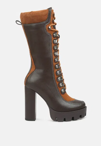 London Rag Igloo Over The Ankle Cushion Collared Boots In Black