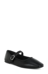 London Rag Iker Mary Jane Flat In Black