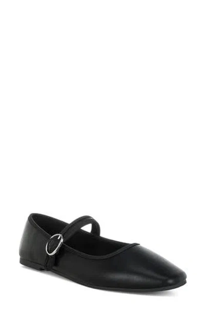 London Rag Iker Mary Jane Flat In Black