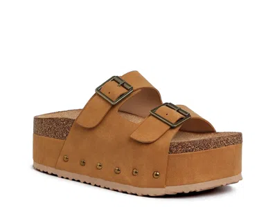 London Rag Impala Platform Sandal In Brown