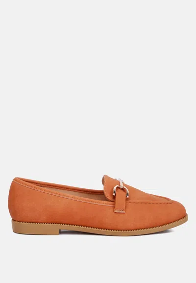 London Rag Jagger Horsebit Detail Flat Loafers In Multi