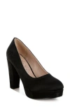 London Rag Jastour Platform Pump In Black