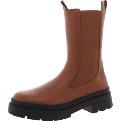 London Rag Jolt Womens Laceless Manmade Mid-calf Boots In Multi