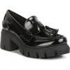 London Rag Jonah Tassel Loafer Pump In Black