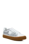 London Rag Jumping Sneaker In Silver