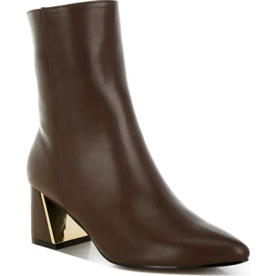 London Rag Karia Bootie In Brown