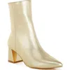 London Rag Karia Bootie In Gold