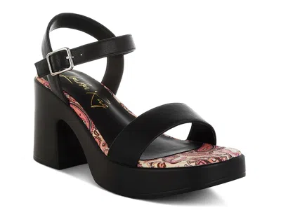London Rag Kolata Sandal In Black