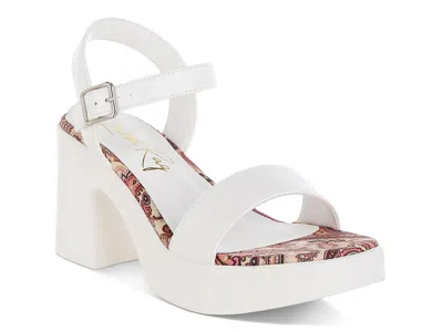 London Rag Kolata Sandal In White