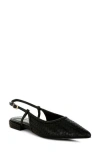 London Rag Kurina Pointed Toe Flat In Black