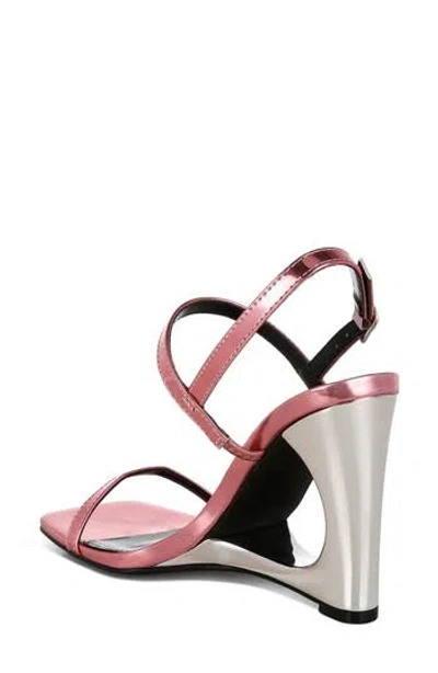 London Rag Ladra Wedge Sandal In Pink