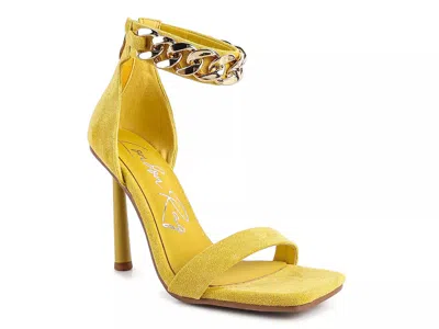 London Rag Last Sip Sandal In Yellow