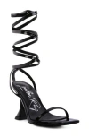 London Rag Lewk Strappy Sandal In Black