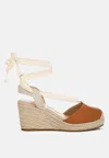 London Rag Little Mary Strappy Wedge Heel Sandals In Multi
