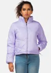 Shop London Rag Long Sleeves Puffer Jacket In Purple