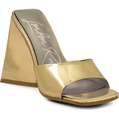 London Rag Lovebug Slide Sandal In Gold
