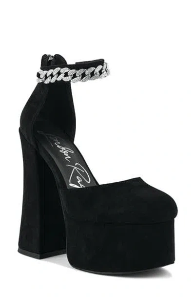 London Rag Lucky Me Platform Pump In Black