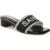 London Rag Lumina Beaded Sandal In Black
