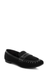 London Rag Lumina Studded Penny Loafer In Black