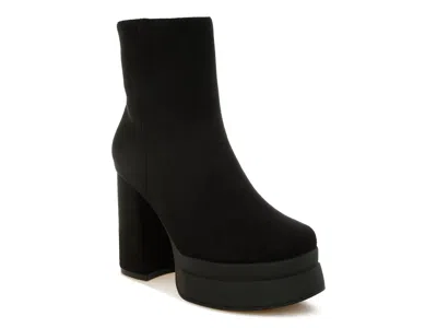 London Rag Maltese Platform Bootie In Black