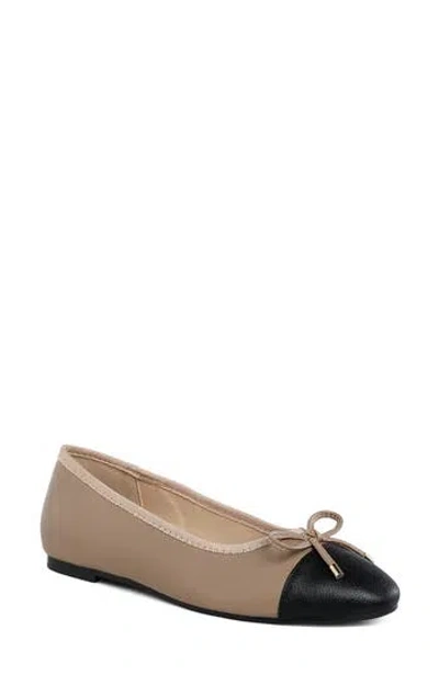 London Rag Minato Flat In Neutral