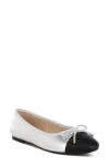 London Rag Minato Flat In Silver