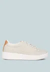 London Rag Minky Lace Up Casual Sneakers In Beige