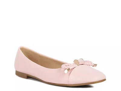 London Rag Moi Ballet Flat In Pink