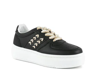 London Rag Monigue Platform Sneaker In Black