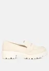 London Rag Mosly Semi Casual Lug Loafer In Beige