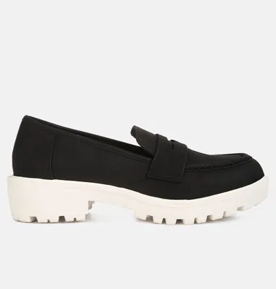 London Rag Mosly Semi Casual Lug Loafer In Black