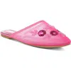London Rag Nahra Embellished Mesh Mule In Pink
