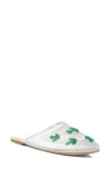 London Rag Nahra Embellished Mesh Mule In Silver