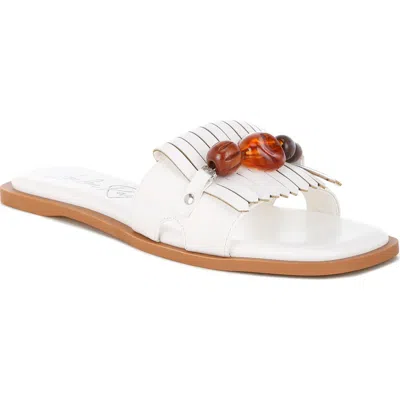 London Rag Nakasa Slide Sandal In White