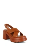 London Rag Nambo Lug Sole Sandal In Tan