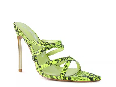London Rag Nightclub Sandal In Green