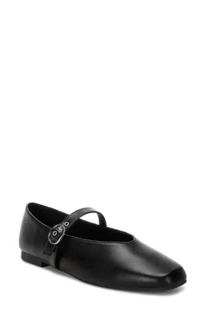 London Rag Ninily Leather Mary Jane Flat In Black